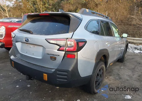 2025 Subaru Outback Wilderness z USA, uszkodzony, nr VIN 4S4BTGUD7S3105766